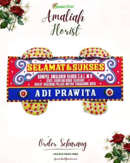 Papan Bunga Ucapan Selamat Segalamider