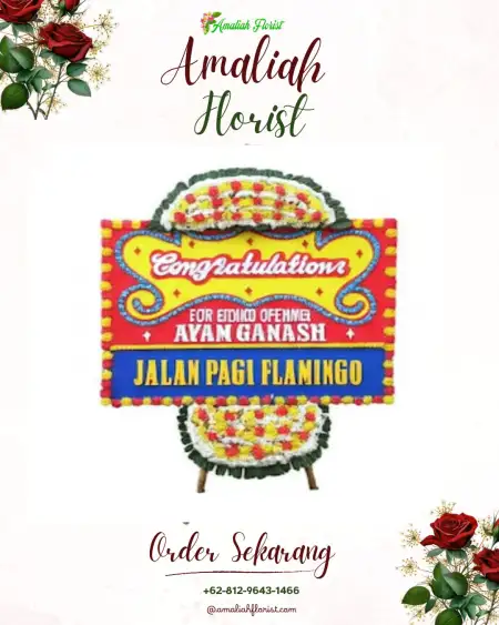 Sewa Papan Bunga Segalamider